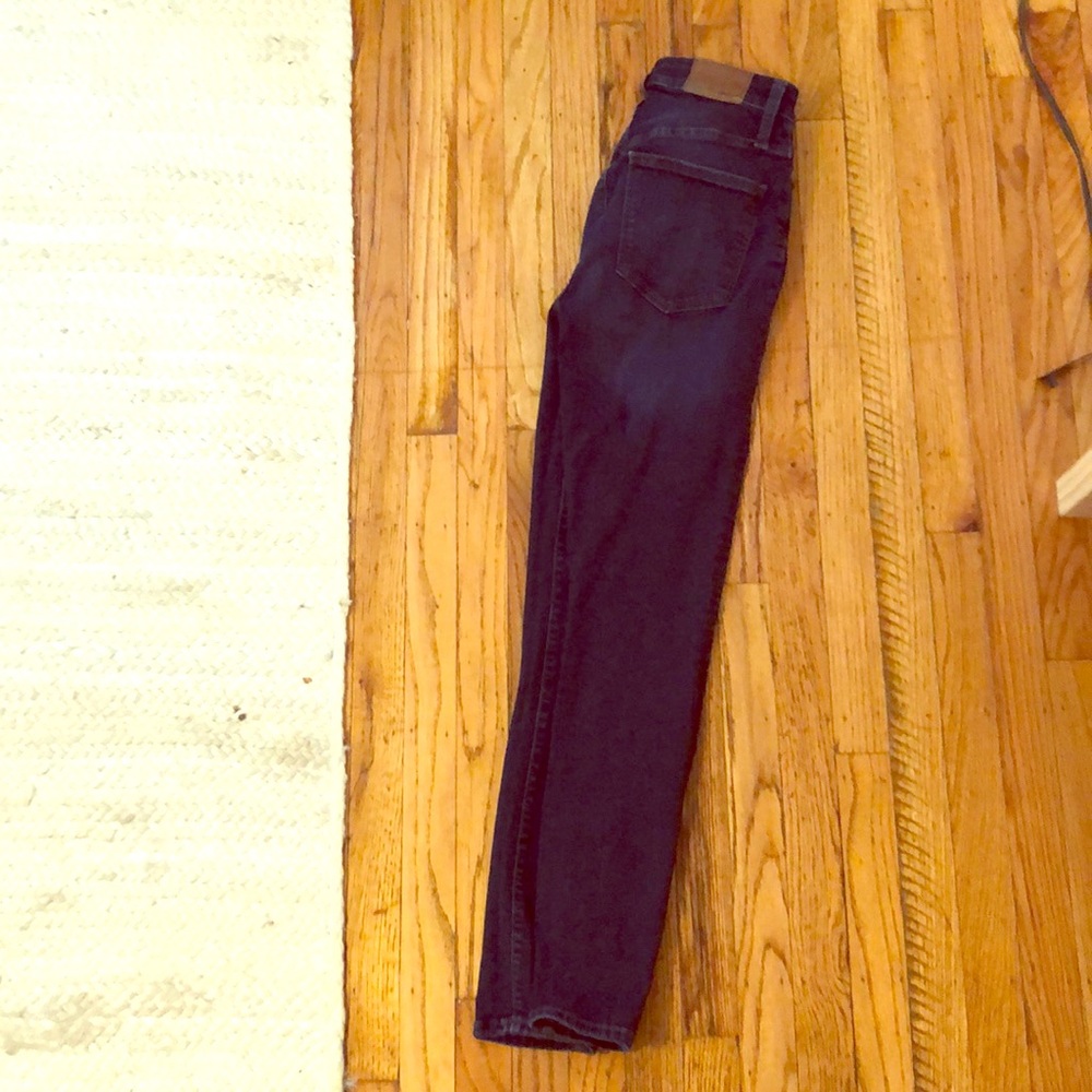 Curvy high rise skinny leg denim Madewell jeans